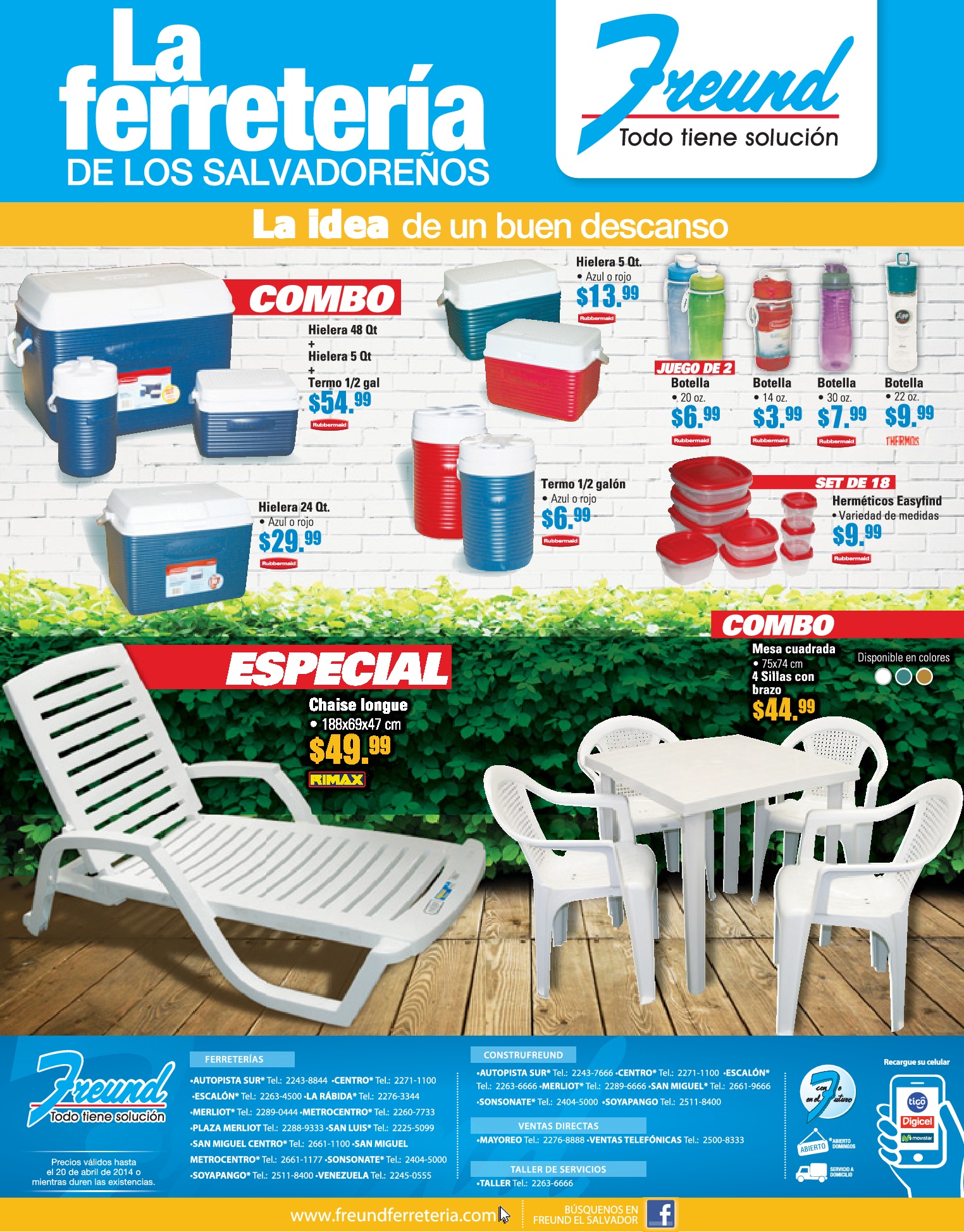 Ferreteria FREUND El Salvador BUEN Descanso - 31mar14 - Ofertas Ahora