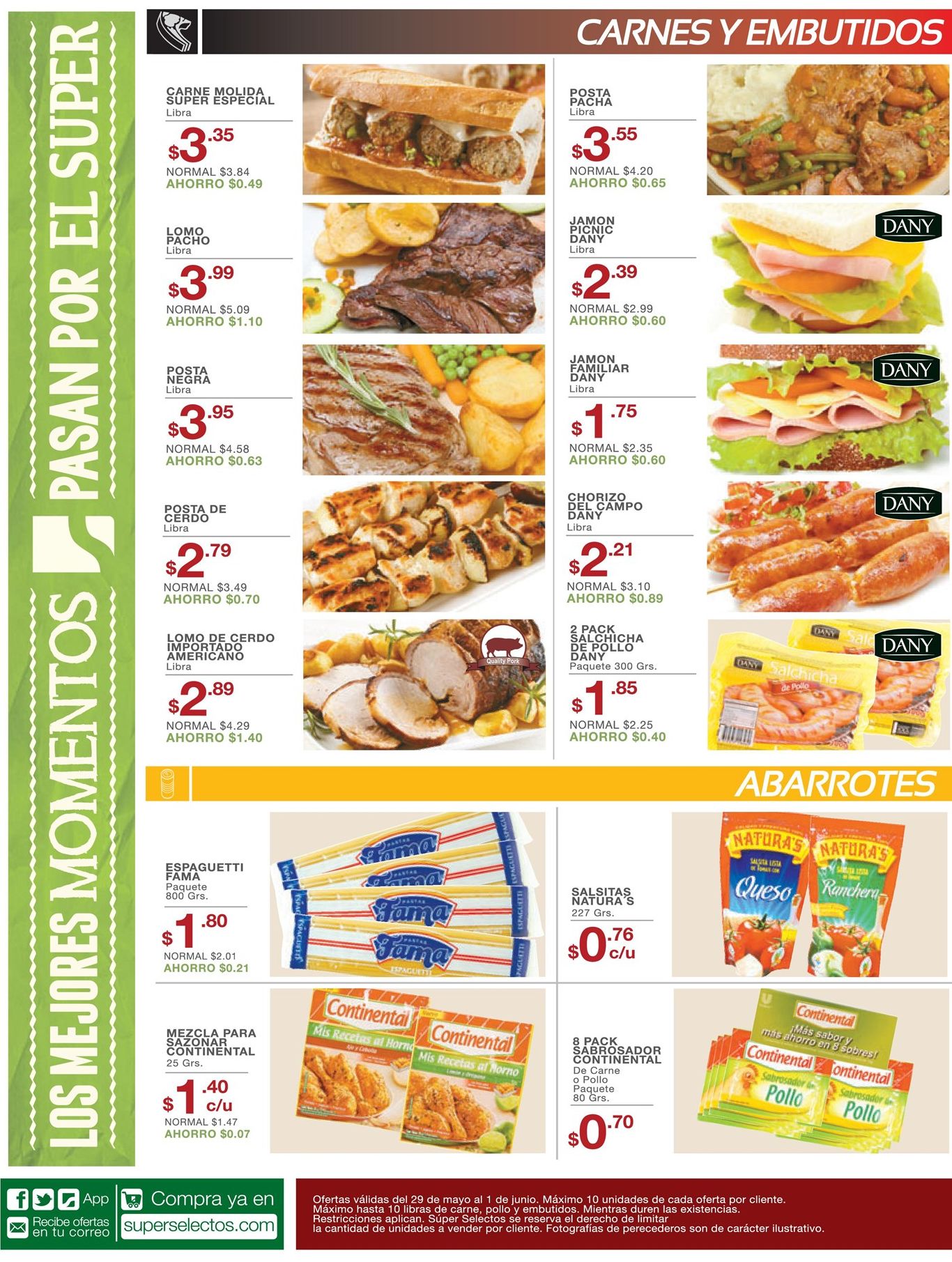 Las Mejores Ofertas Diarias En Selectos Supermercado - 29may15 ...