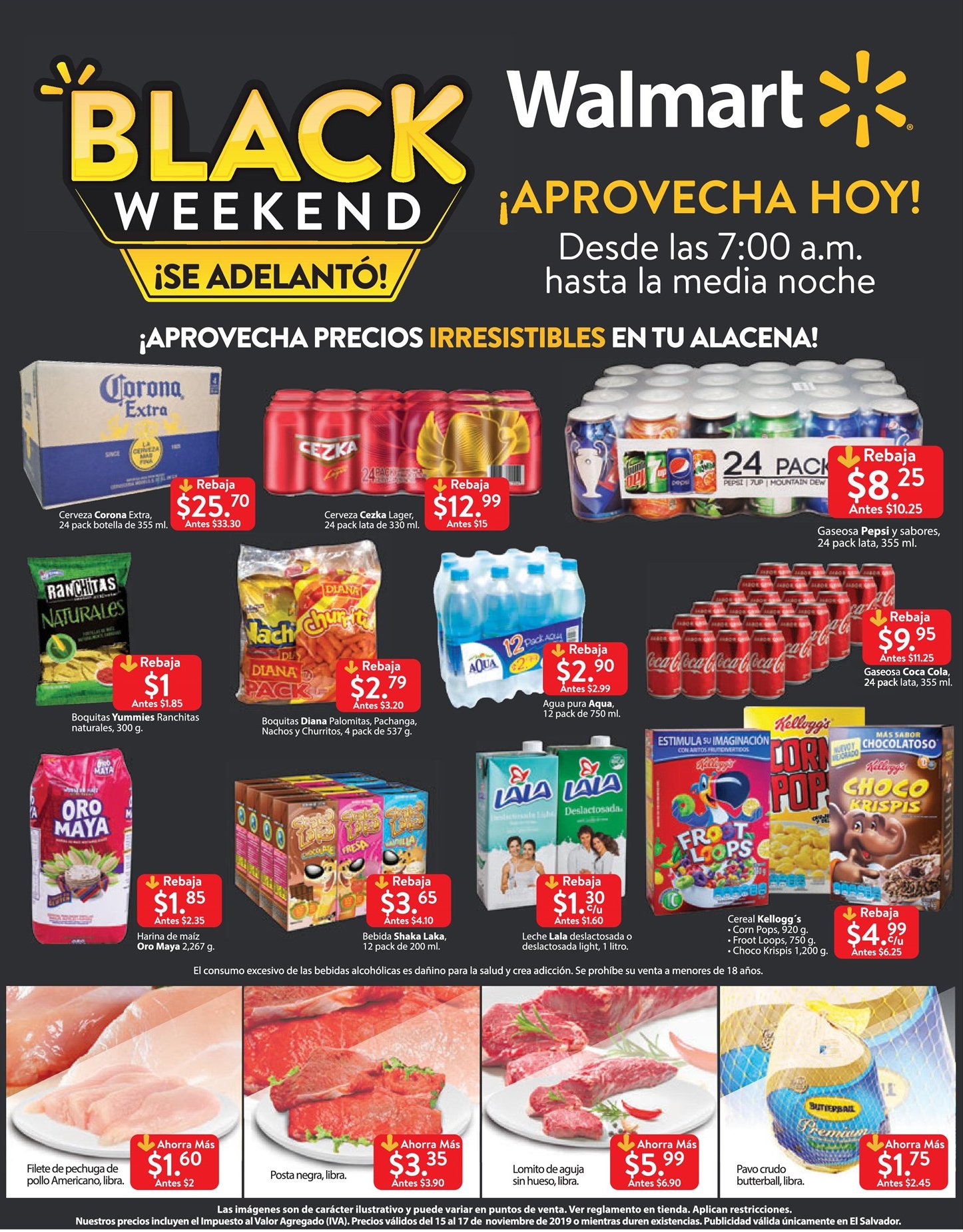 TODAS Las Ofertas Black Friday 2019 De Supermercado Walmart El Salvador ...