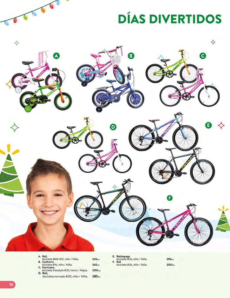 bicicletas para niños walmart