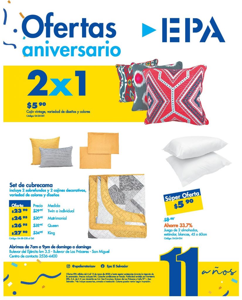 Epa El Salvador Catalogo 2022